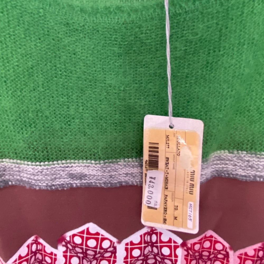 Vintage Miu Miu FW 2003 oversized mohair sweater top with tags 📚 - Picture 3 of 3